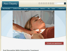 Tablet Screenshot of annexosteopathy.com